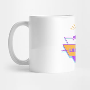 Long Beach Washington State Vibes 80's Mug